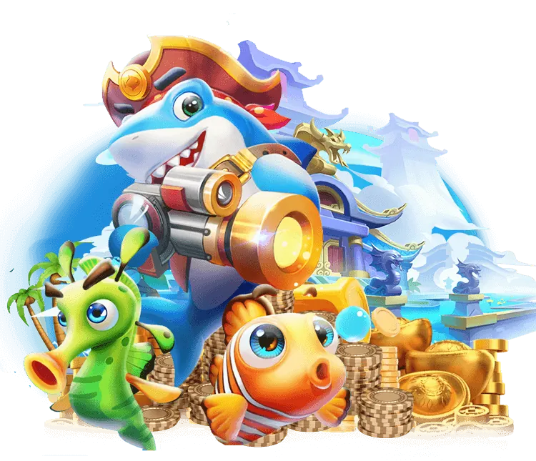 Game bắn cá Ocean King trên ibet app với hình ảnh vua biển và sinh vật biển